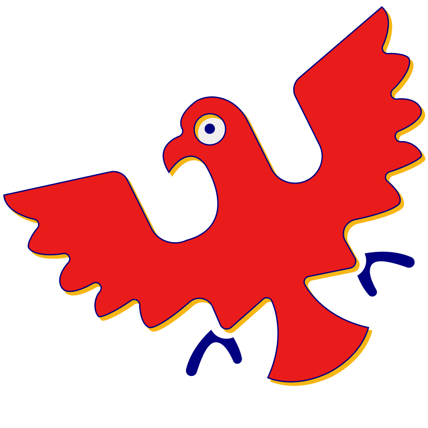 Podcasty mascot — Pody the eagle